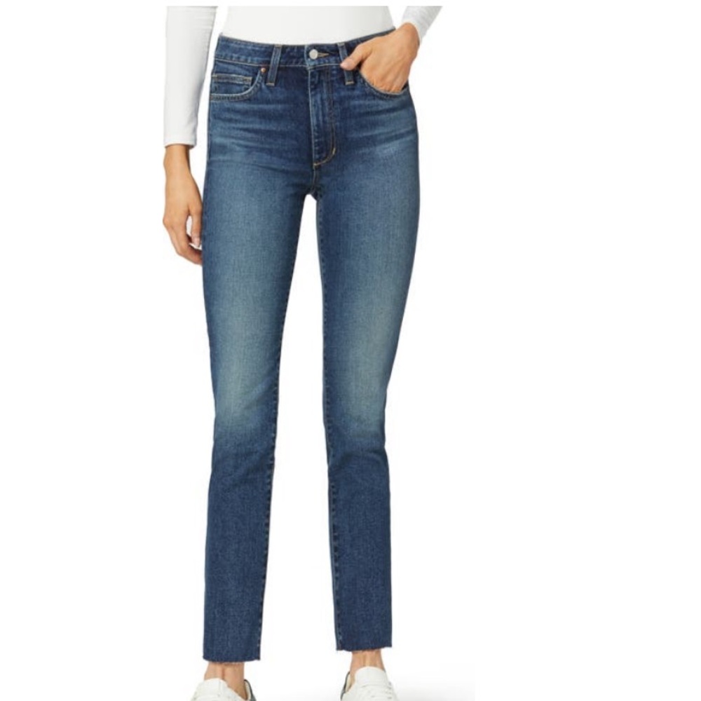 JOES High Rise Straight Ankle Cut Skinny Jeans